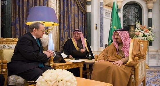 خادم الحرمين الشريفين يستقبل المبعوث الخاص لرئيس روسيا الاتحادية