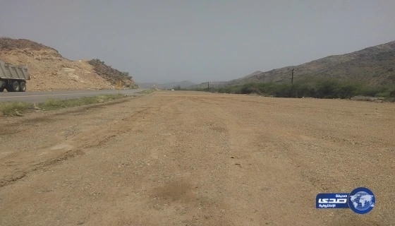 توقف العمل في مشروع انشاء ازدواج بطريق المخواه العرضيات