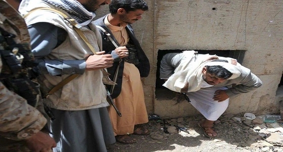 بالصورة .. المخبأ السري لمحمد علي الحوثي يعكس رعب الحوثيين