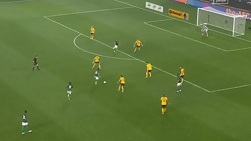 شاهد.. تيكي تاكا سعودية بمباراة أستراليا
