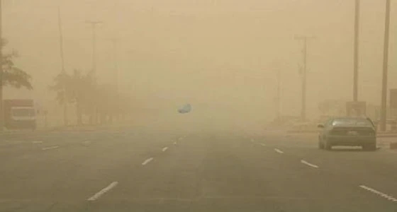 " الأرصاد " : أتربة مثارة ورياح سطحية نشطة على المنطقة الشرقية 