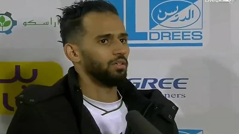 شاهد.. تعليق لاعب الأهلي على خسارة فريقه أمام الفيصلي:" التوفيق لم يحالفنا "