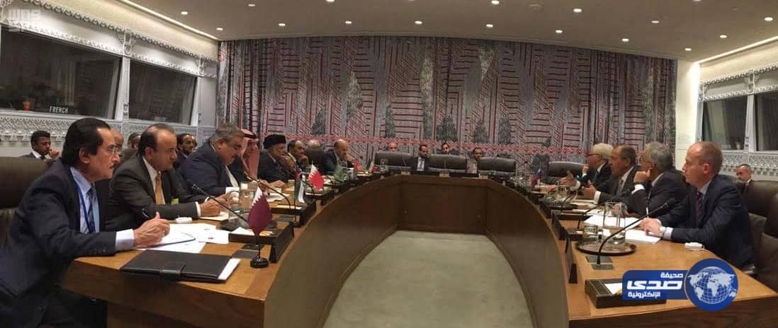 وزراء خارجية دول مجلس التعاون الخليجي يبحثون مع نظيرهم الروسي تعزيز العلاقات