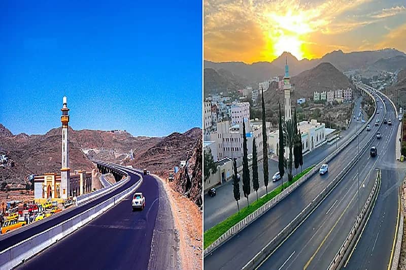 مسجد ميقات وادي محرم بالطائف بين زمنين