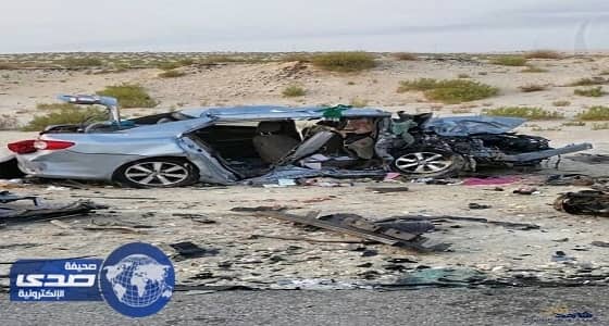 وفاة 6 من عائلة واحدة في تصادم مروع بالأحساء