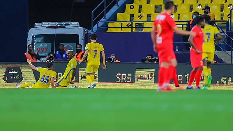 غياب لاعب ضمك «مصطفى زغبة» عن لقاء النصـر