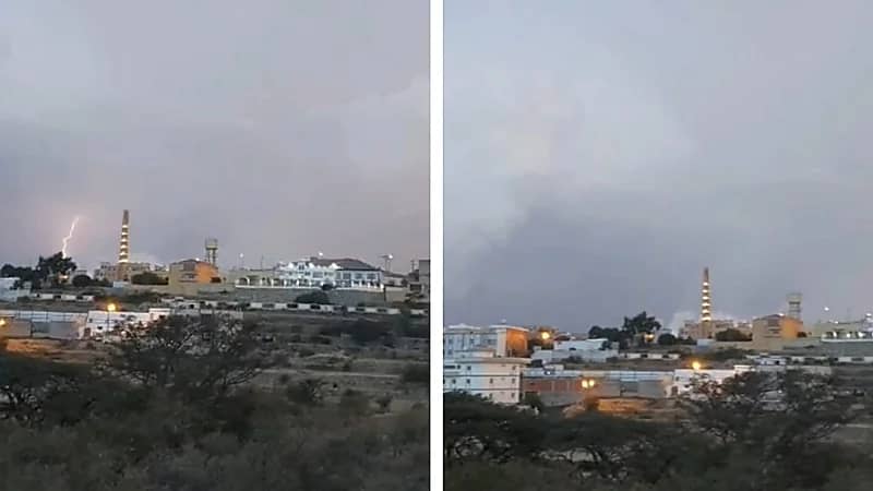 مشهد مهيب: الأذان يتداخل مع صوت الرعد في سماء النماص .. فيديو