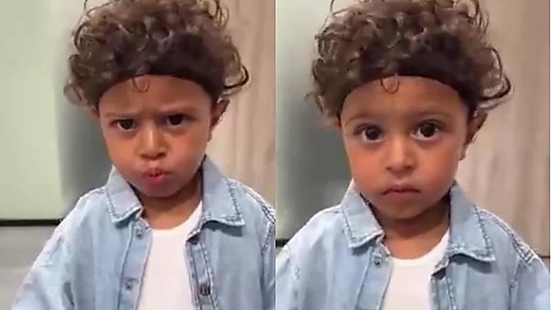 خليفة الدوسري يمازح نجل لودي في مشهد عفوي.. فيديو