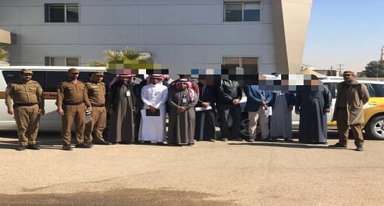 ضبط مجموعة من المخالفين لنظامي العمل والإقامة بالجوف