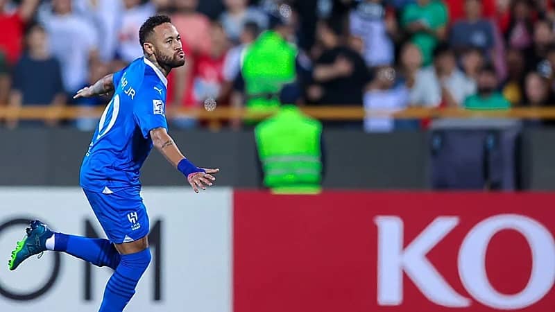 نيمار يسجل أول أهدافه مع الهلال .. فيديو