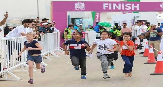 مارثون الرياض في صور.. الأطفال تتألق.. وابتسامة مسن هي الأفضل