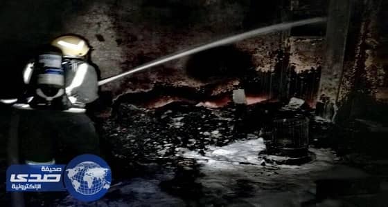 بالصور.. الدفاع المدني يسيطر علي حريق في مبنى سكني بالسلام