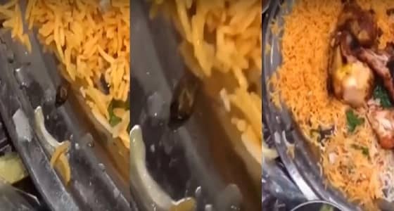 بالفيديو.. العثور على " صرصور " بوجبة في مطعم بالأحساء.. والبلدية تتفاعل