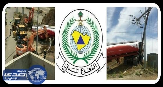 انحراف ناقلة يتسبب في اضرار في عمود الكهرباء ببلقرن