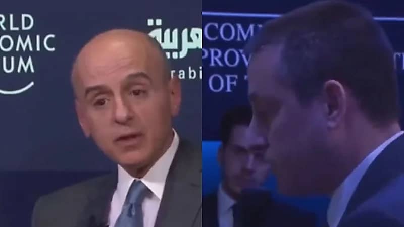 الجبير يحرج صحفي أجنبي بذكاء بعدما أثار تساؤلات خاطئة عن تخصيب اليورانيوم بالمملكة .. فيديو