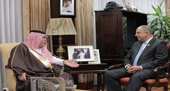 الرئيس الكوستاريكي يبحث مع " القصبي " سبل تعزيز التعاون بين البلدين