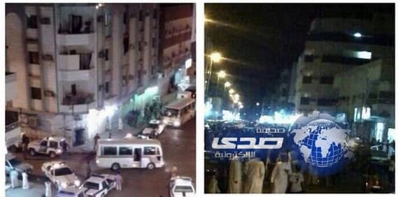 بالصور: تجمع لعدد من الأفارقة في أحد شوارع المدينة