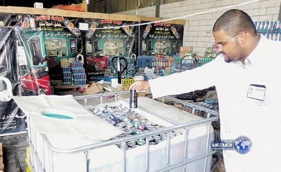 إتلاف 41 ألف عبوة مخالفة لشروط النقل والتخزين