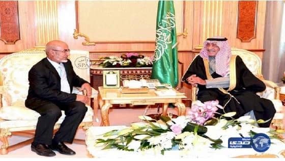 مقرن بن عبدالعزيز يستقبل السفير الموريتاني والشريف