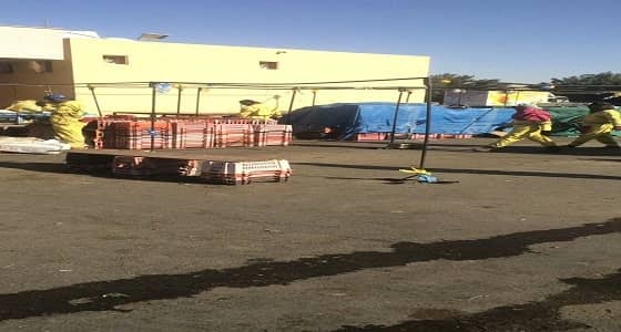 حملات إزالة لتعديات الباعة الجائلين بالرياض