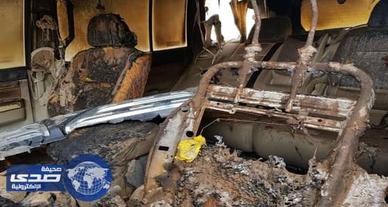 بالصور.. حرق سيارة رئيس بلدية المسارحة