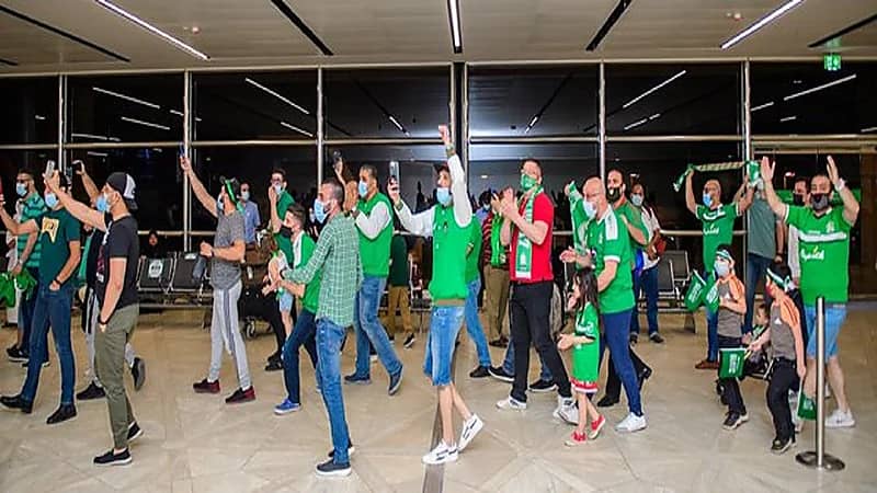 بالصور..بعثة الوحدات الأردني تصل الرياض للمشاركة في دوري أبطال آسيا