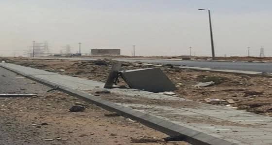 مجددا.. كاميرا " ساهر " تتعرض للإتلاف في حادث مروري بالرياض