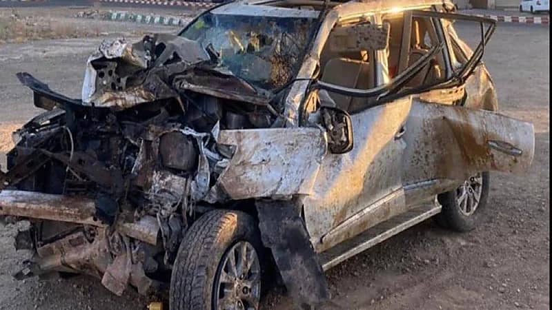 وفاة 6 أفراد من عائلة واحدة إثر حادث مروع على طريق قريضة الزراعي