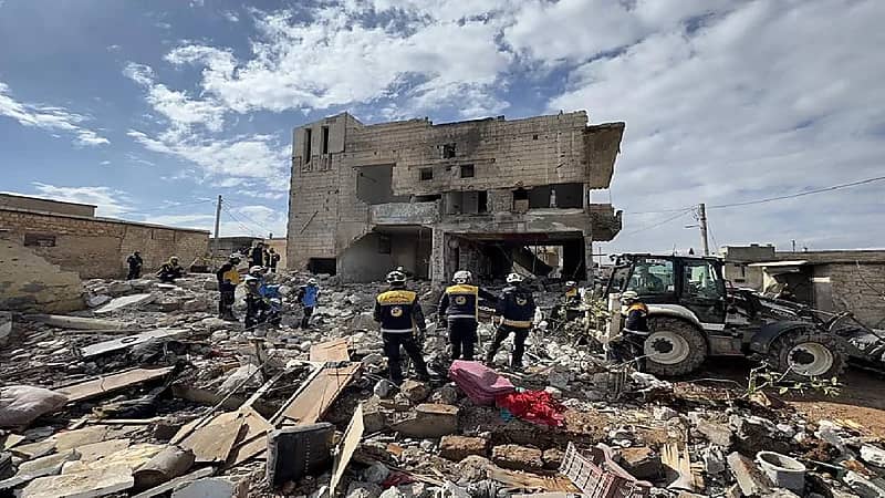 انفجار مخلفات حرب في إدلب