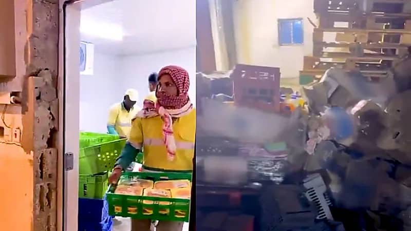 إغلاق استراحة استخدمها عمالة للغش في الدجاج بمركز الجله وتبراك.. فيديو