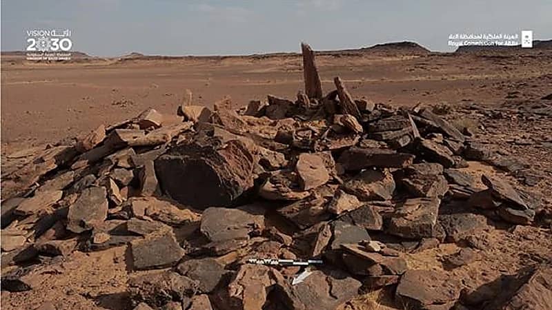 بالصور.. اكتشاف مقبرة أثرية في العلا تعود إلى 4000 سنة قبل الميلاد