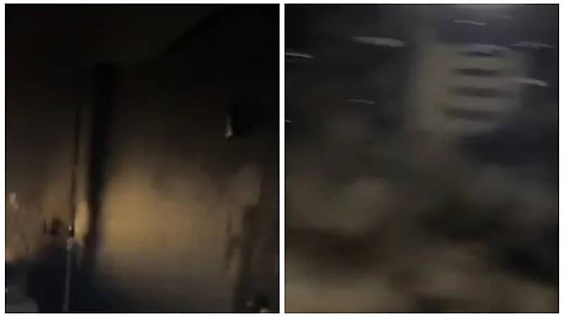 شاهد.. سيدة تستيقظ على حريق بالمنزل بسبب شاحن