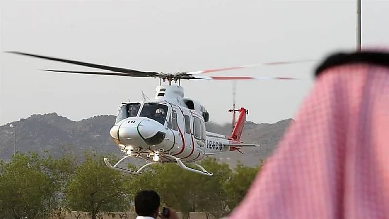 "الهلال الأحمر" يوضح الحالات التي ينقلها الإسعاف الجوي