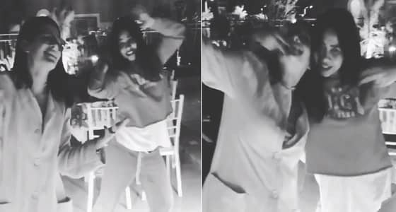 بالفيديو.. شيرين وابنة أصالة ترقصان على أغنية حسام حبيب بطريقة غريبة