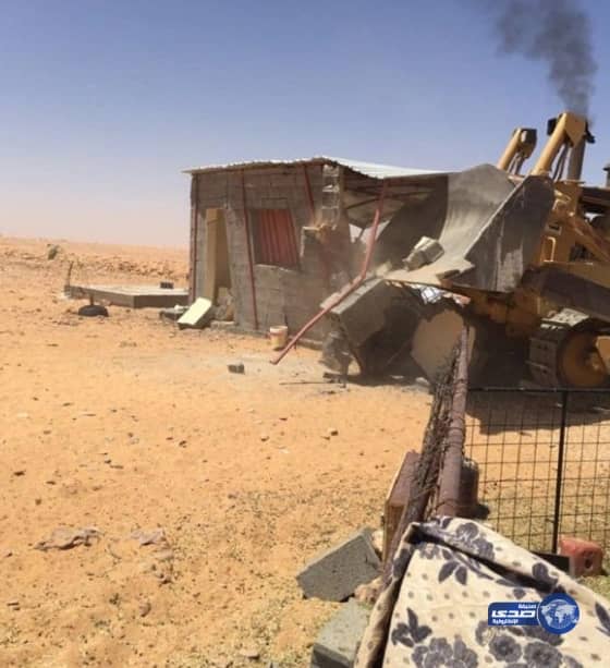 شاهد بالصور...استرجاع  3 ملايين مترًا مربعًا أراضي حكومية بالجوف