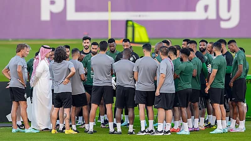 الأخضر يرفع استعداده للقاء الأرجنتين وتمارين خاصة لشراحيلي وحسان