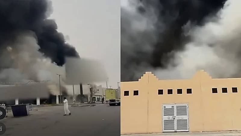 الدفاع المدني بالأحساء يباشر عمليات إخماد حريق في إحدى المحلات التجارية.. فيديو