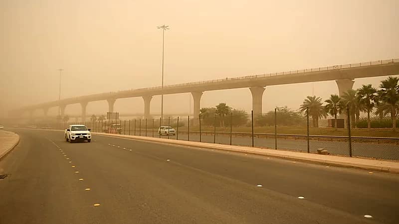 "الأرصاد" تحذر من هبوب رياح نشطة وأتربة مثارة على المدينة المنورة