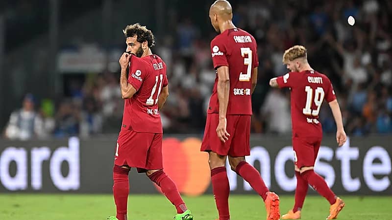 أبطال أوروبا..ليفربول يسقط أمام نابولي برباعية
