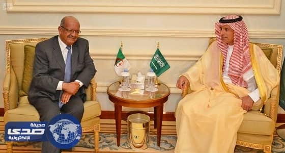 الجبير يستقبل وزير الشؤون الخارجية بالجزائر