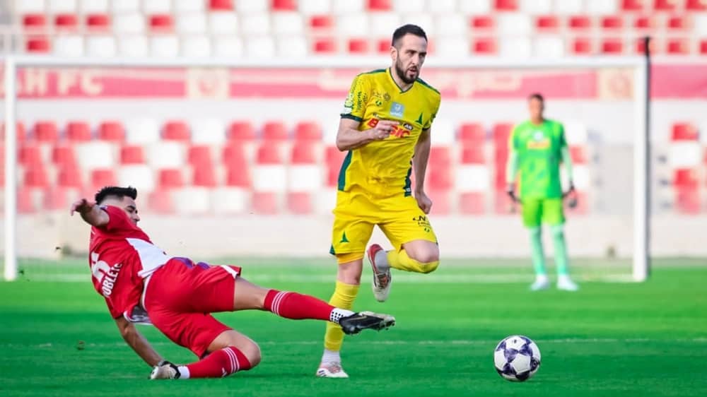 الخليج يختتم معسكره بالإمارات بالتعادل أمام الشارقة