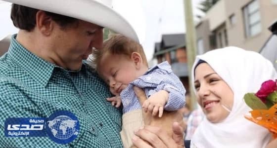الرضيع السوري جاستين ترودو يلتقي برئيس الوزراء الكندي