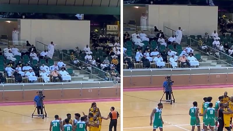 اشتباك بين لاعبي الاتحاد والأهلي .. فيديو