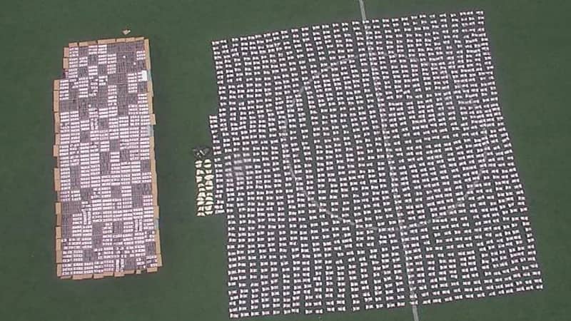 بالفيديو.. إحباط تهريب 4 مليون حبة كبتاجون داخل أكياس بن من لبنان إلى المملكة