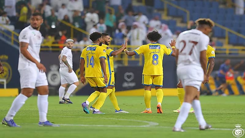 النصر يسحق شباك الشباب برباعية