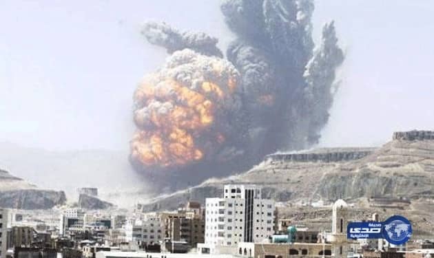 طائرات التحالف تقصف اجتماعا لقيادات حوثية بالقصر الجمهوري في الحديدة