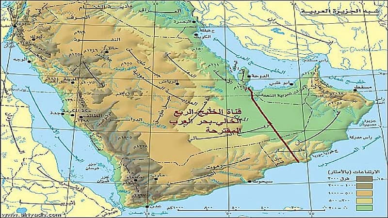 مهندس يقترح شق قناة بحرية تربط الخليج العربي ببحر العرب عبر الربع الخالي