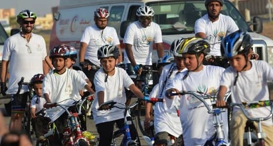 تنمية ناوان تختتم فعاليات المهرجان الشتوي بالدراجات الهوائية