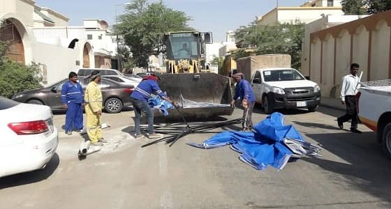 بالصور.. بلدية البطحاء تزيل 645 موقعا مخالفا