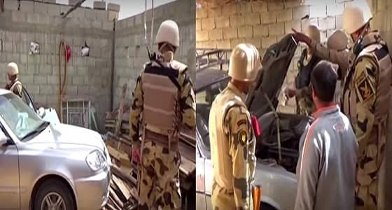 بالفيديو.. ضبط قاعة محاضرات وميدان تدريب للإرهابيين بسيناء